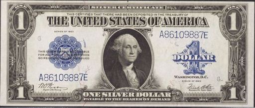 Silver Certificate Dollar Value Chart