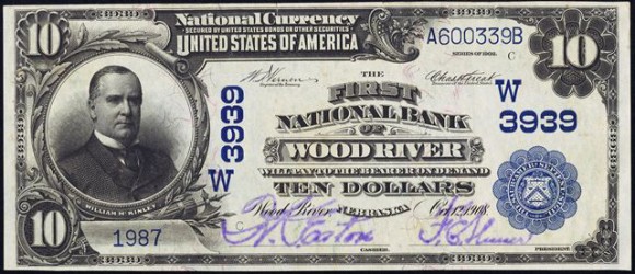 Blue Seal 1902 $10 National Currency (1902-1928) Blue Seal 1902 $10 National Currency (1902-1928)