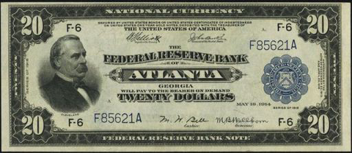 Federal Reserve Bank Note – 1915 & 1918 – Twenty Dollars Federal Reserve Bank Note – 1915 & 1918 – Twenty Dollars