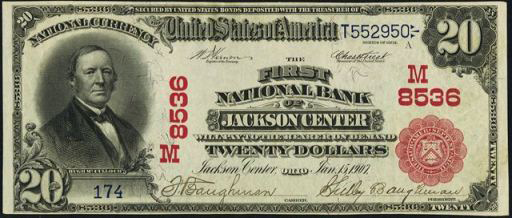 National Currency – 1902 Red Seal – Twenty Dollars National Currency – 1902 Red Seal – Twenty Dollars