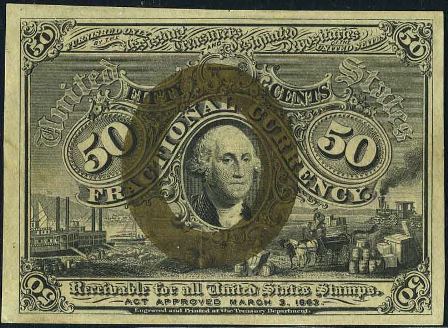 Antique Money Value Of March 3 1863 Fifty Cents Fractional Currency What S Rare There Are Six Diffe Types Of This Note Known To Exist The Varieties Determined Based On Kind Surcharges Back