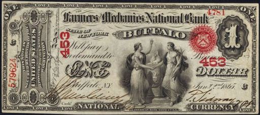 How Much Is A 1865 $1 Bill Worth?